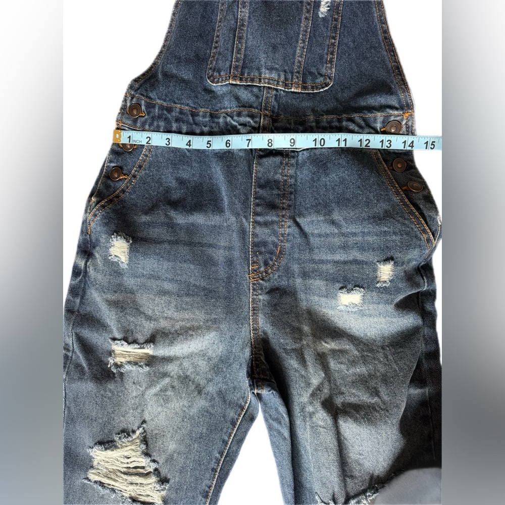 Fashion Nova denim overalls small - Picture 7 of 10